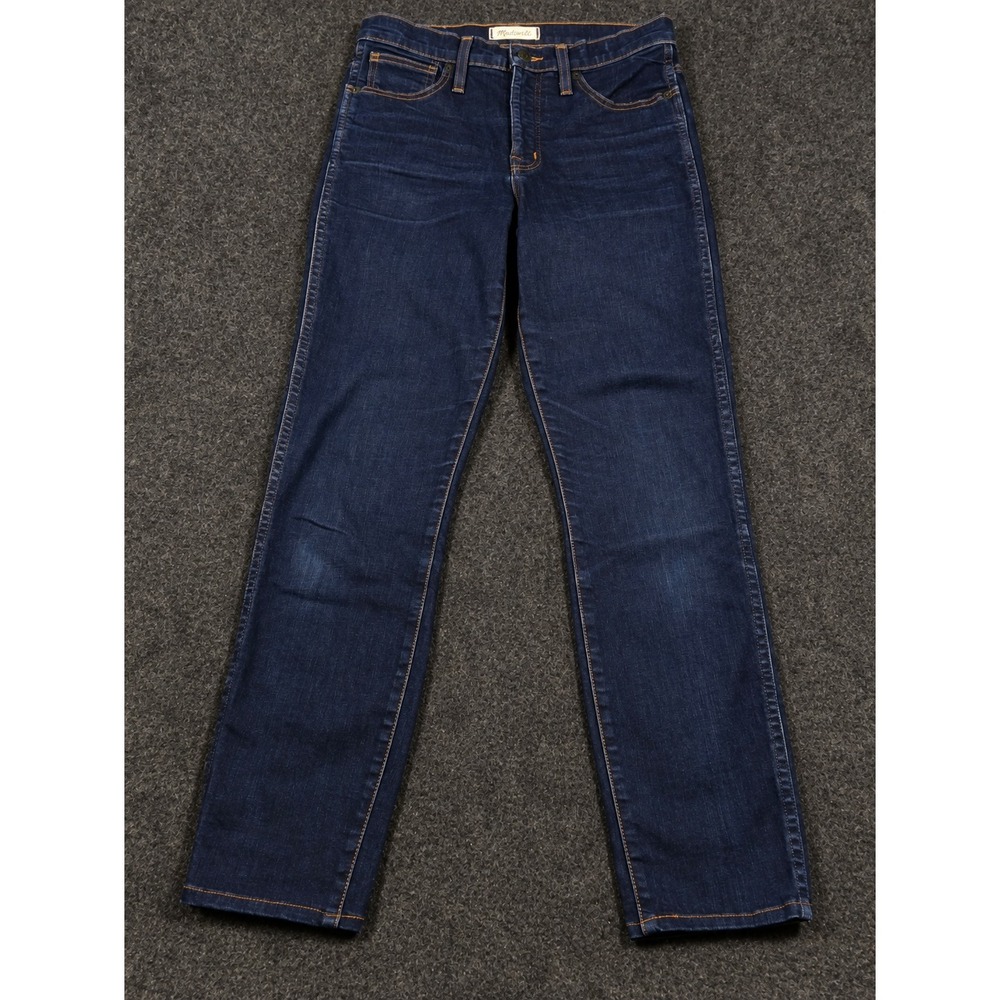 Madewell 10" High-Rise Skinny Jeans Womens 27 Dark Wash Blue Denim